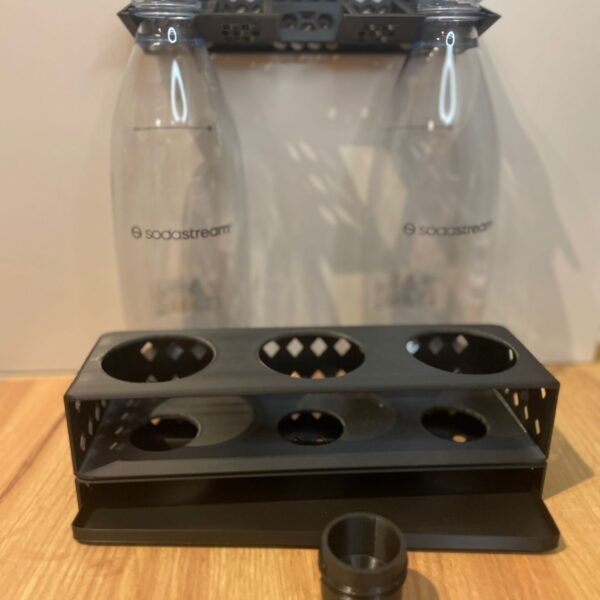 Zestaw na trzy butelki Soda Stream+adapter